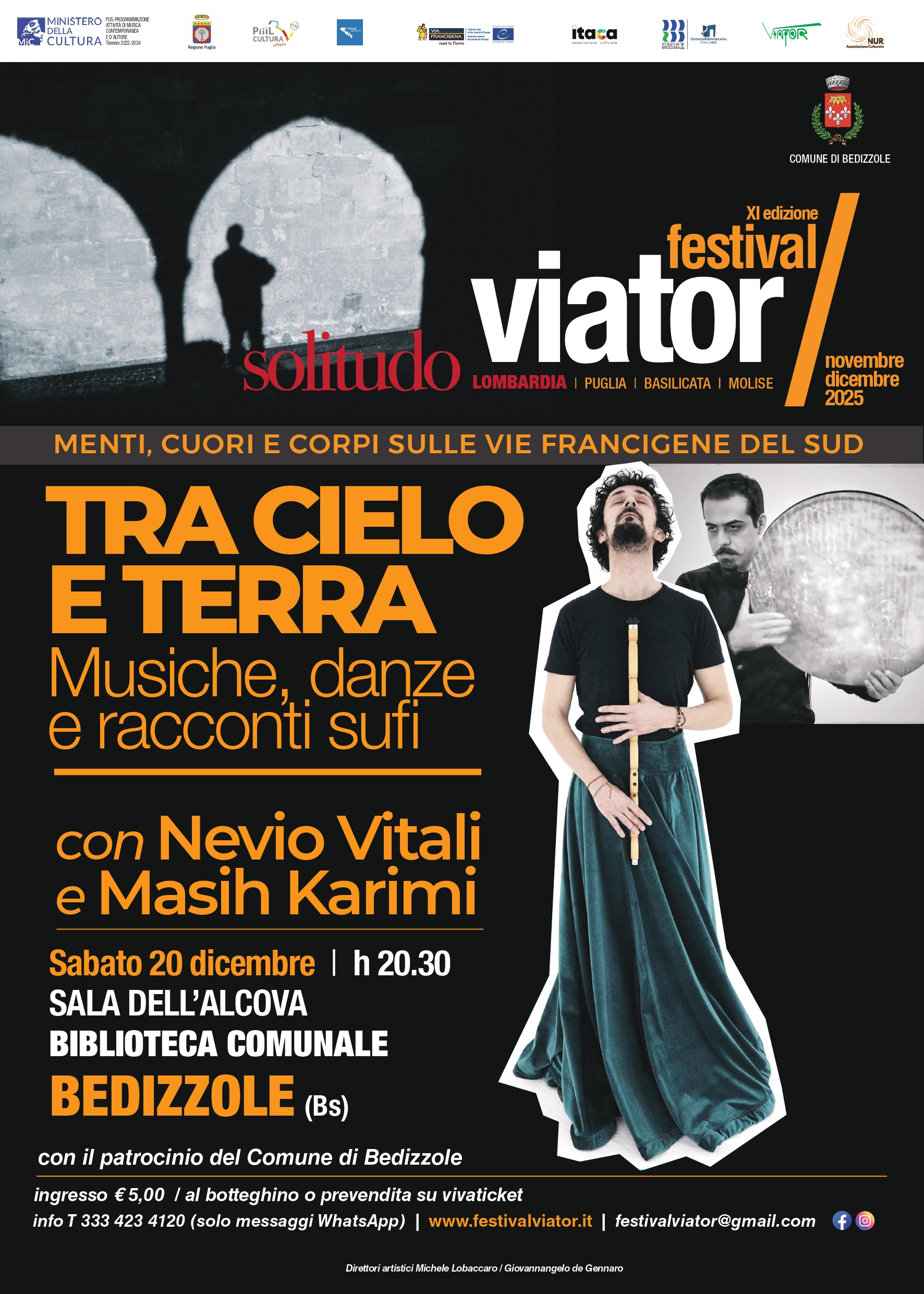 Locandina Tra cielo e terra - Festival Viator