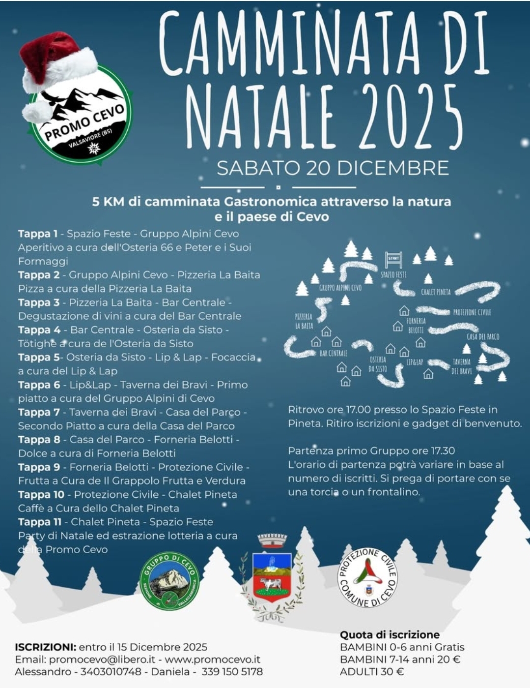 Locandina Camminata di Natale