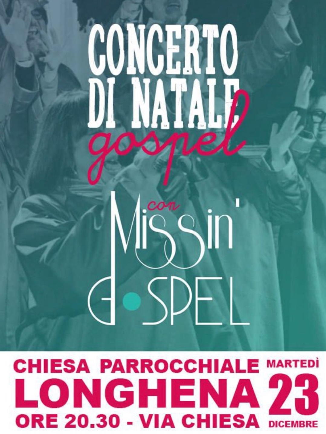 Locandina Concerto di Natale a Longhena