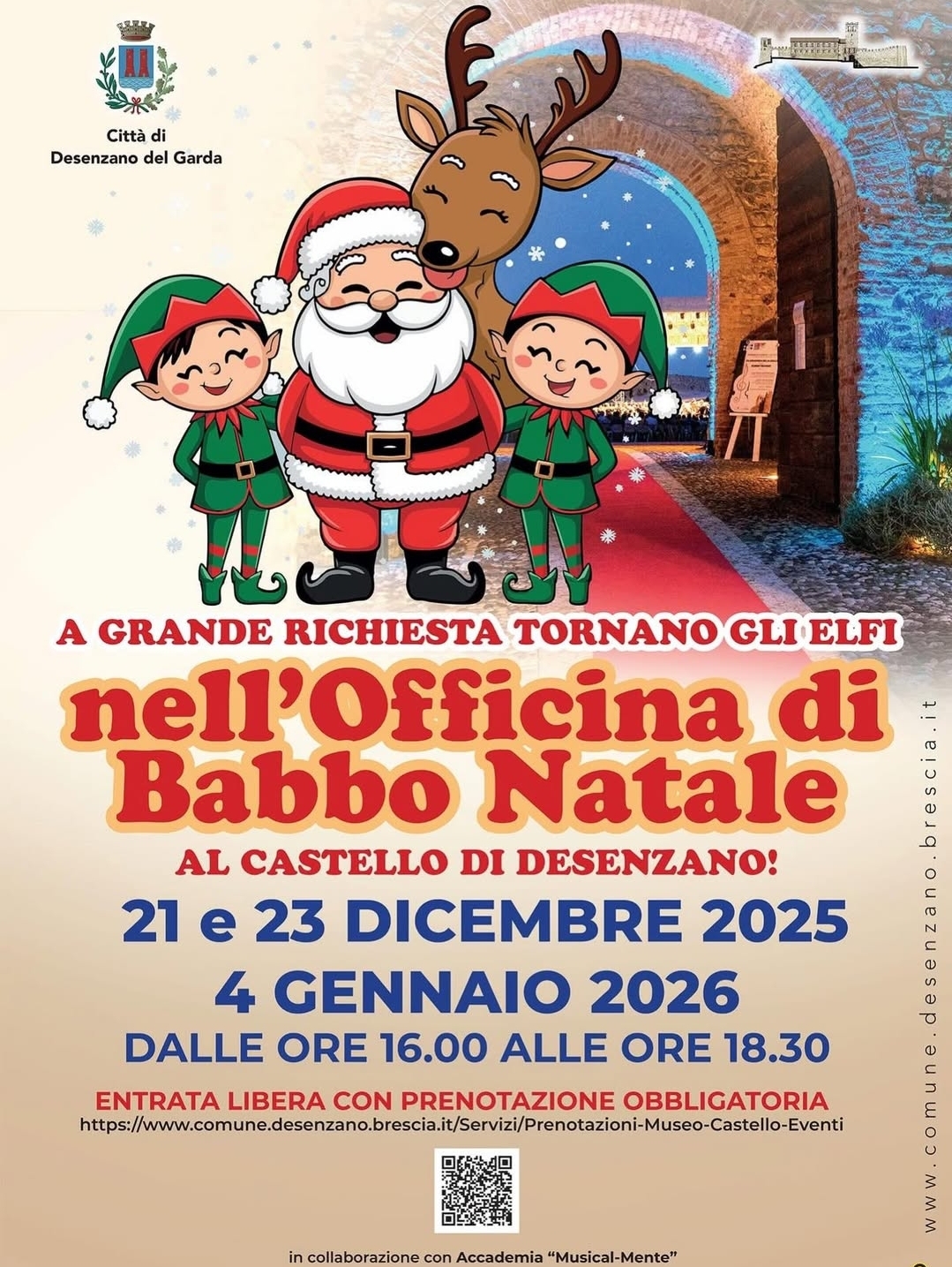 Locandina Officina di Babbo Natale