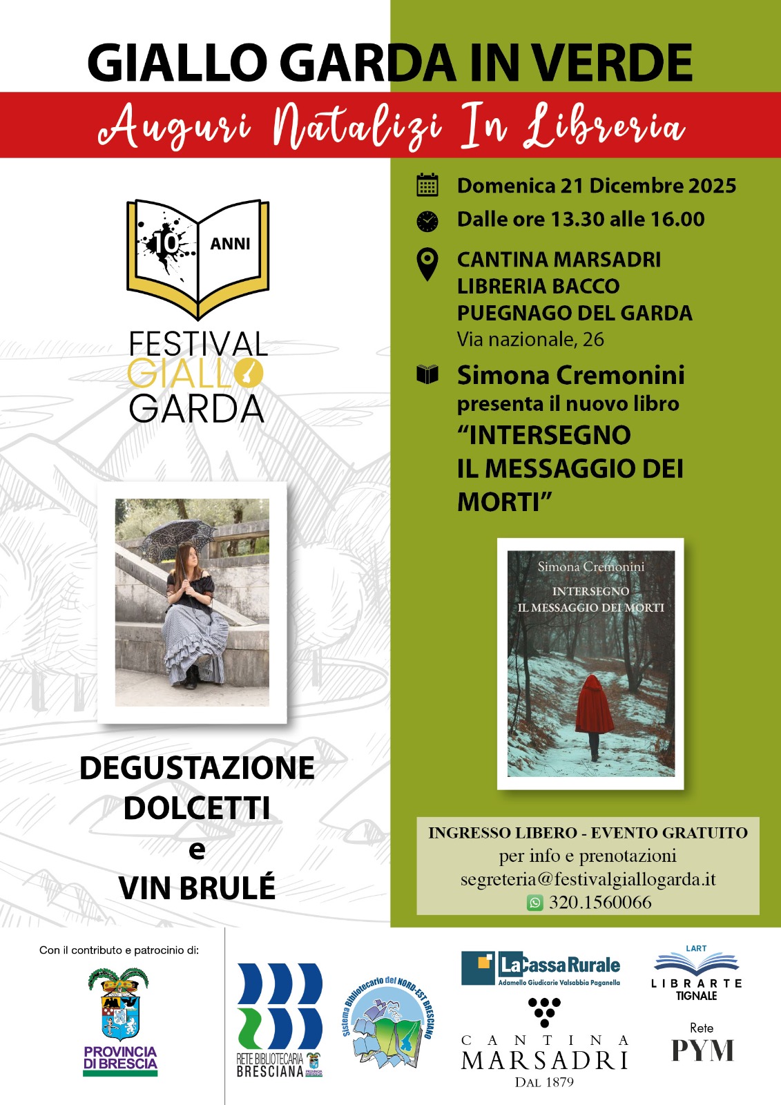 Locandina Simona Cremonini alla libreria Bacco