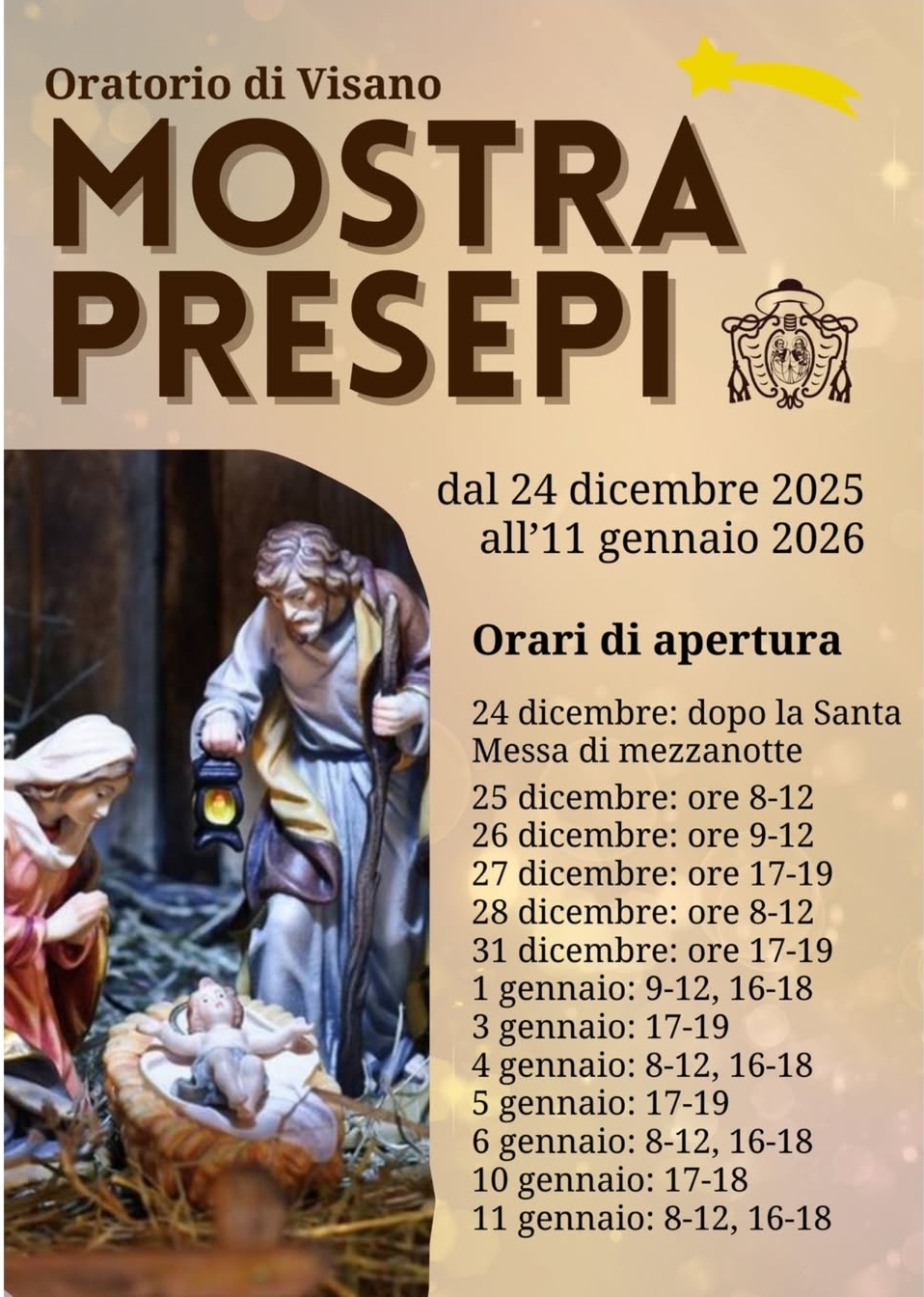 Locandina Mostra Presepi a Visano