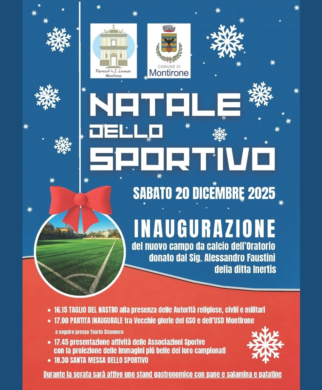 Locandina Natale dello sportivo a Montirone