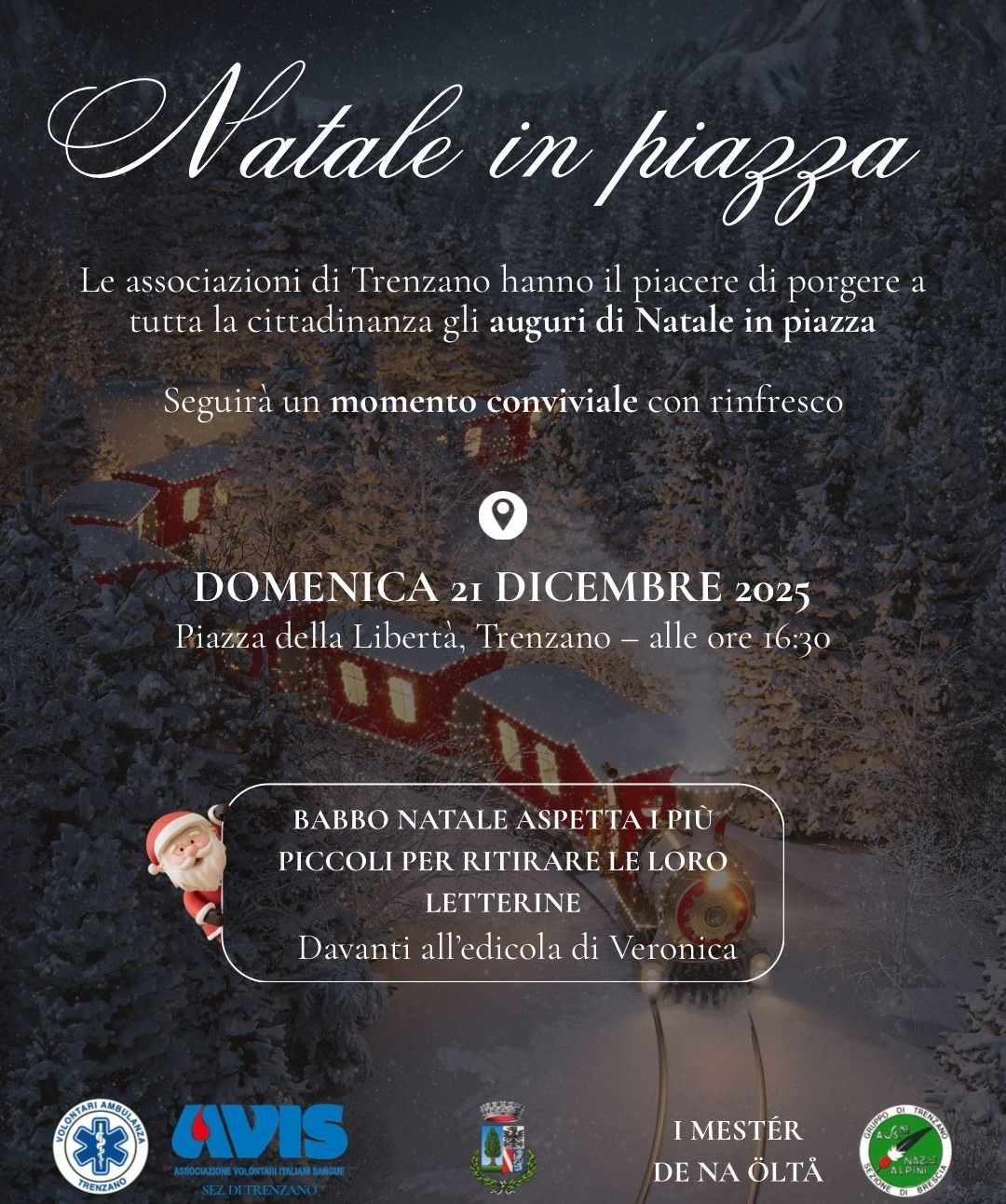 Locandina Natale in piazza a Trenzano