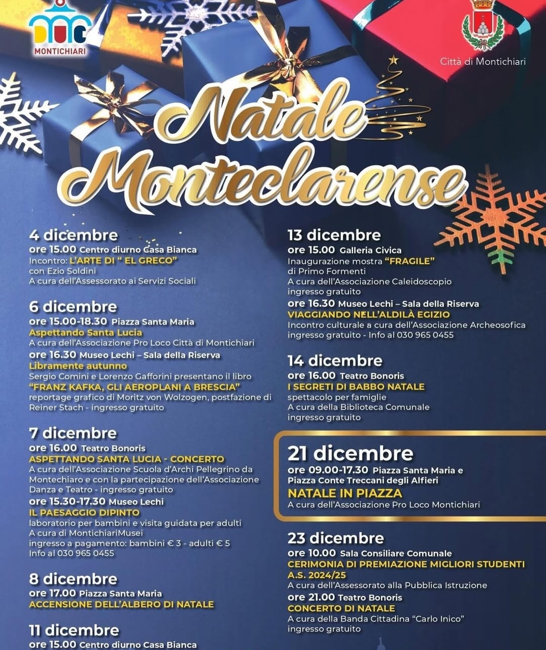 Locandina Natale monteclarense