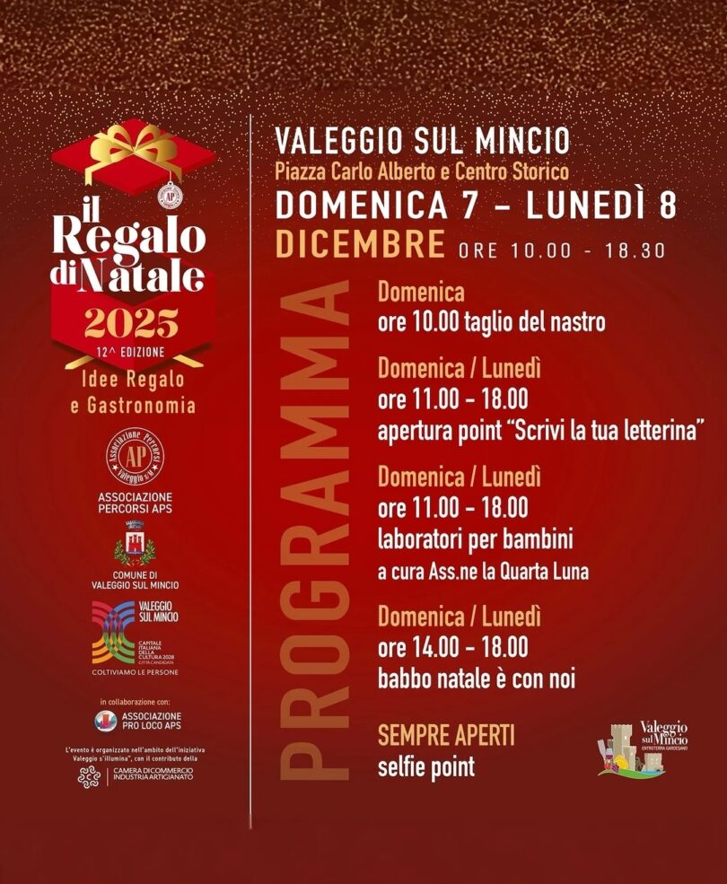 Locandina Il Regalo di Natale a Valeggio sul Mincio