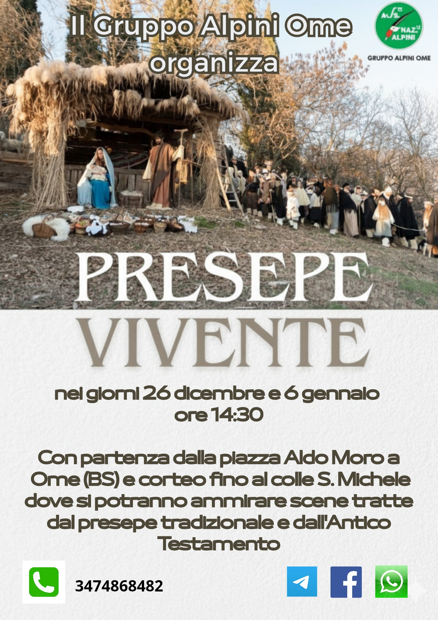 Locandina Presepio Vivente