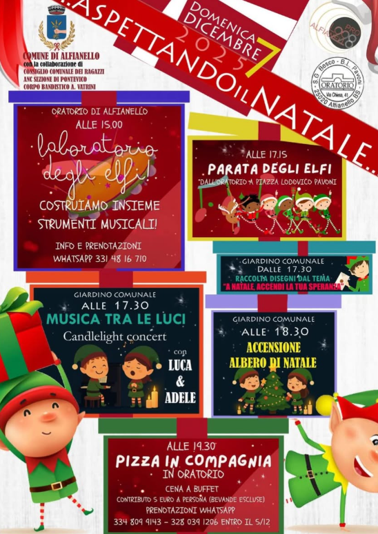 Locandina Aspettando il Natale ad Alfianello