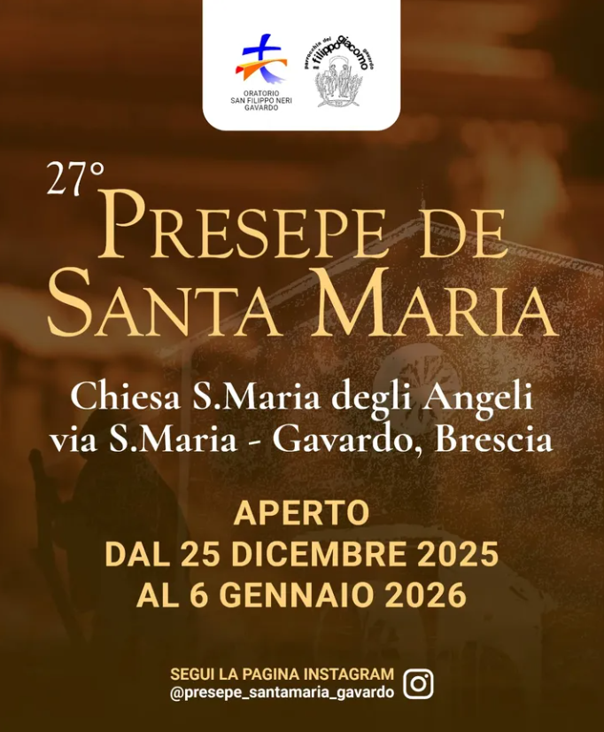 Locandina Presepe de Santa Maria a Gavardo