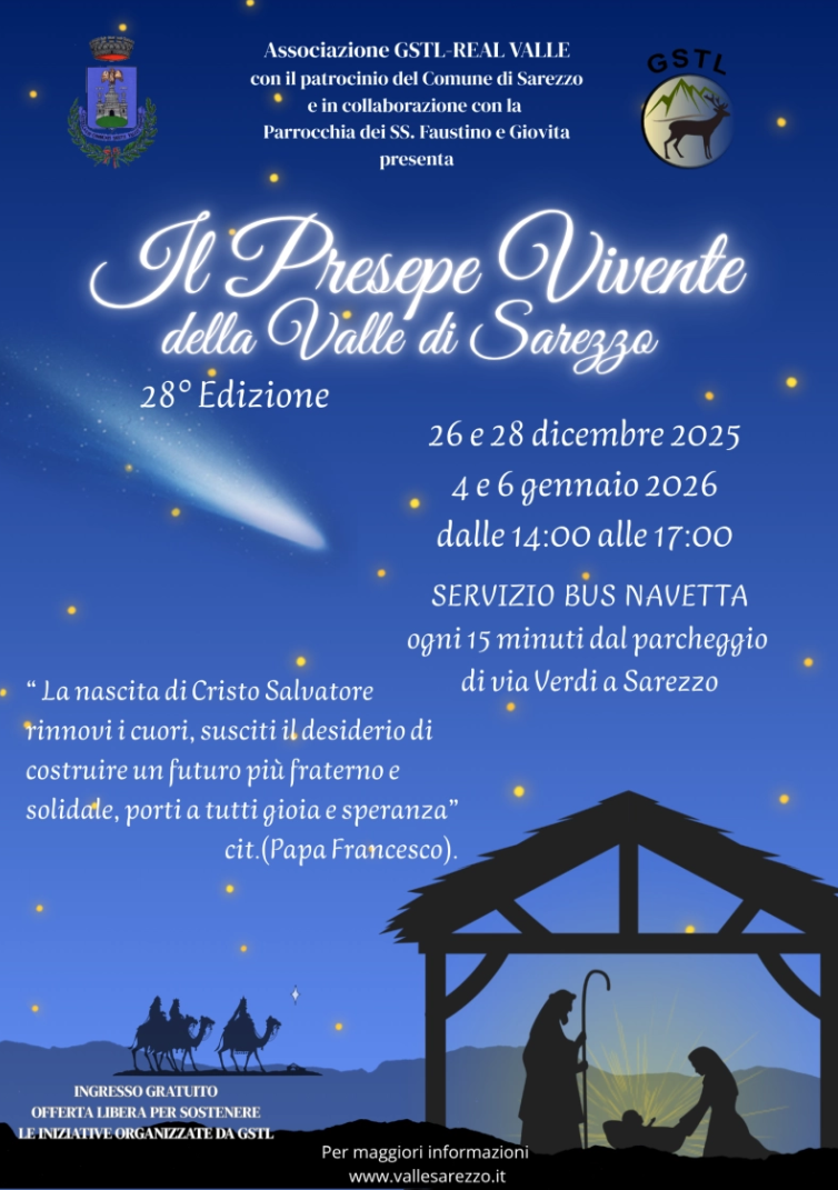 Locandina Il presepe vivente della Valle di Sarezzo