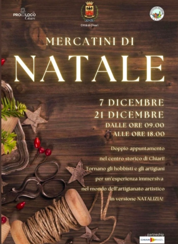 Locandina Mercatini di Natale a Chiari