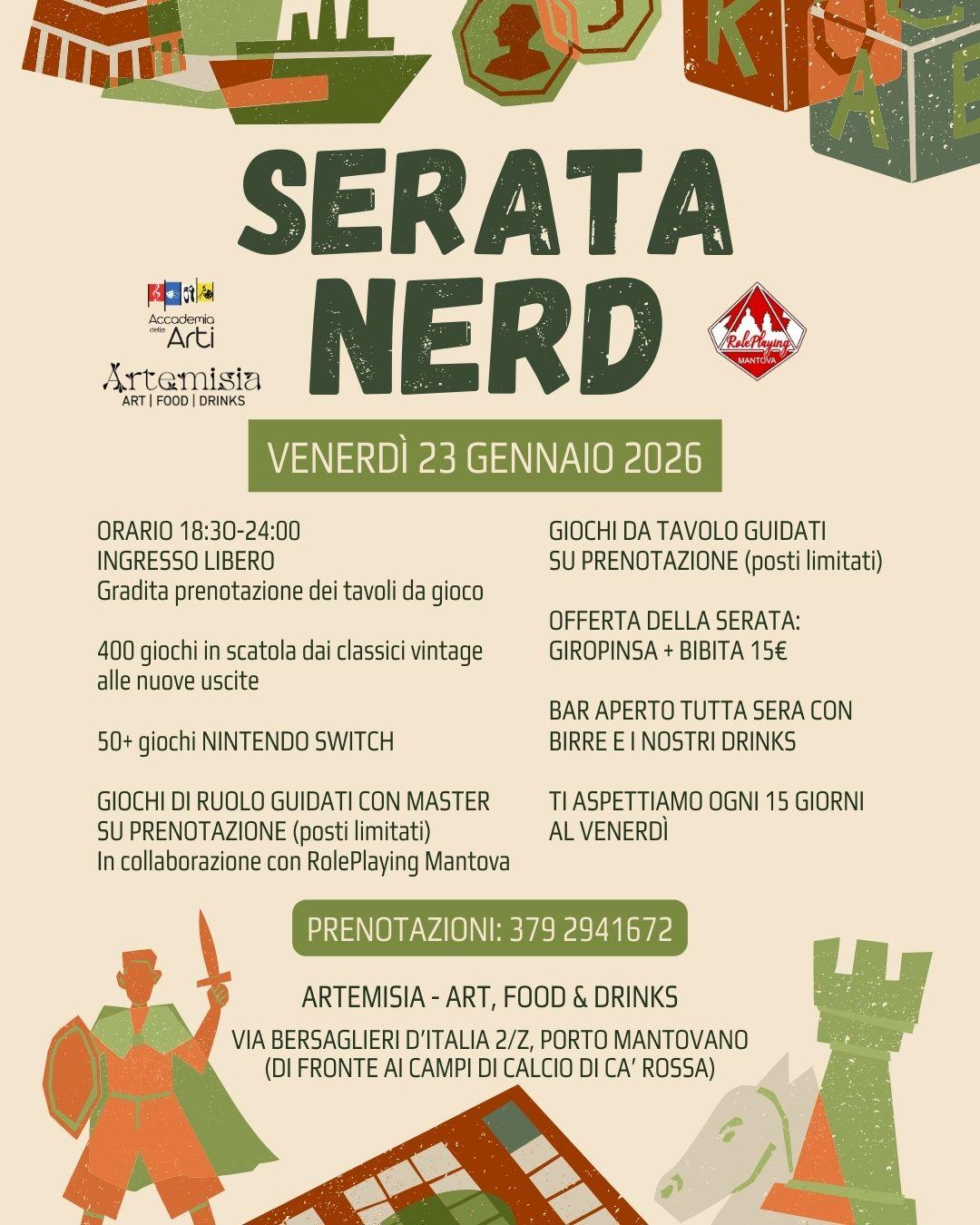 Locandina Serata Nerd