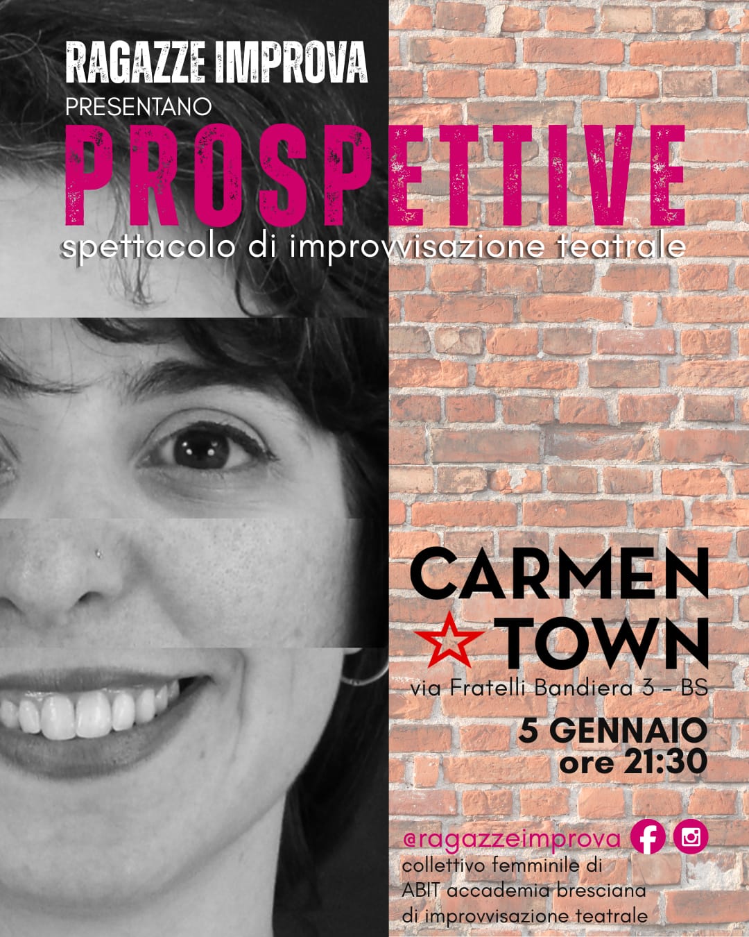 Locandina Prospettive: improvvisazione teatrale