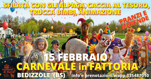 Locandina Un carnevale “bestiale” in fattoria