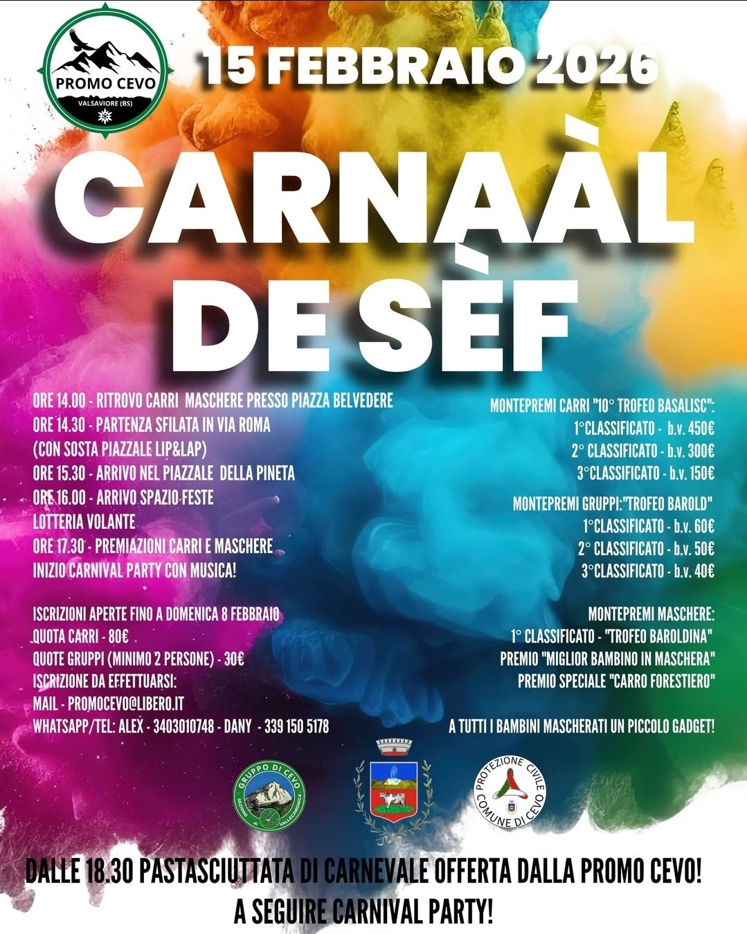 Locandina Carnevale a Cevo