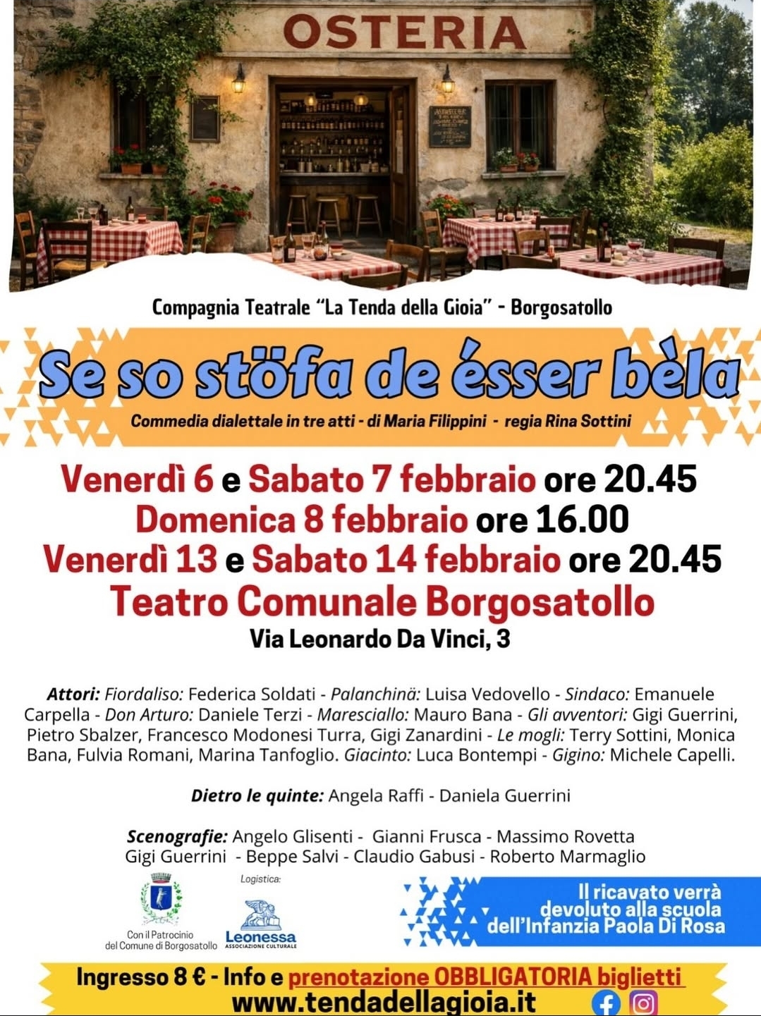 Locandina Commedia dialettale a Borgosatollo