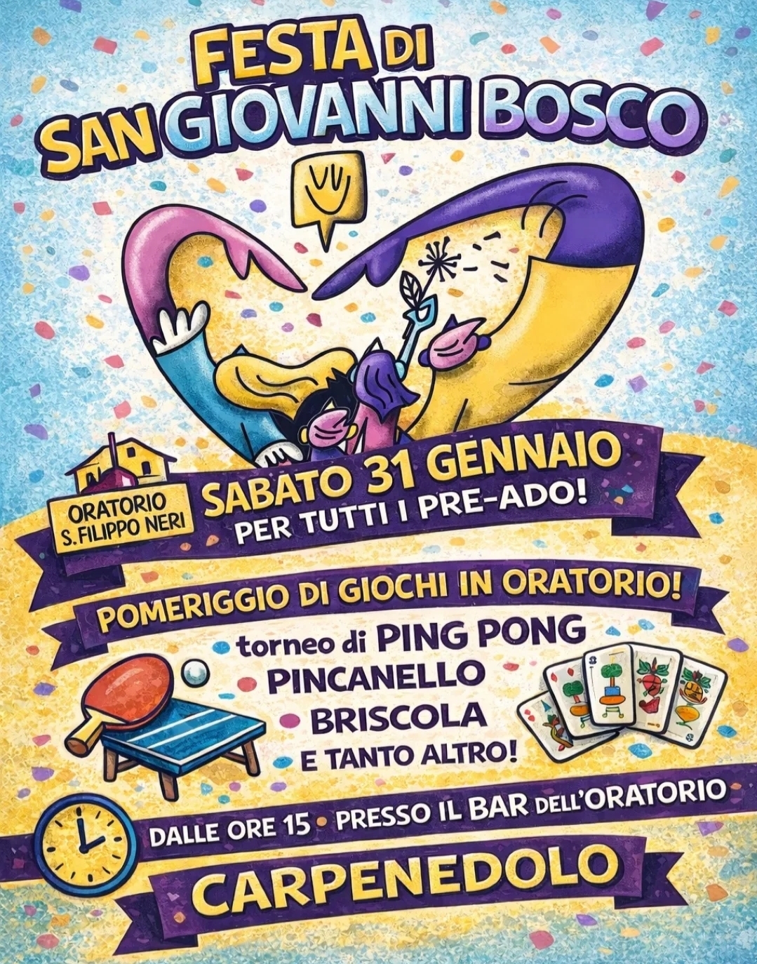 Locandina Festa di San Giovanni Bosco a Carpenedolo