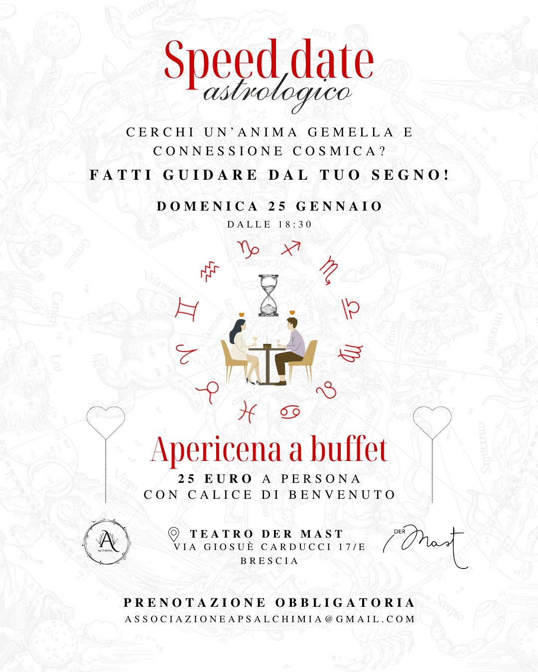 Locandina Speed date astrologico