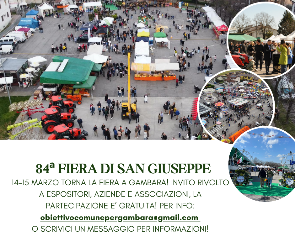 Locandina 84ª Fiera di San Giuseppe