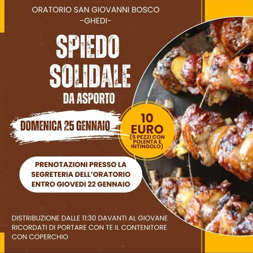 Locandina Spiedo sociale a Ghedi