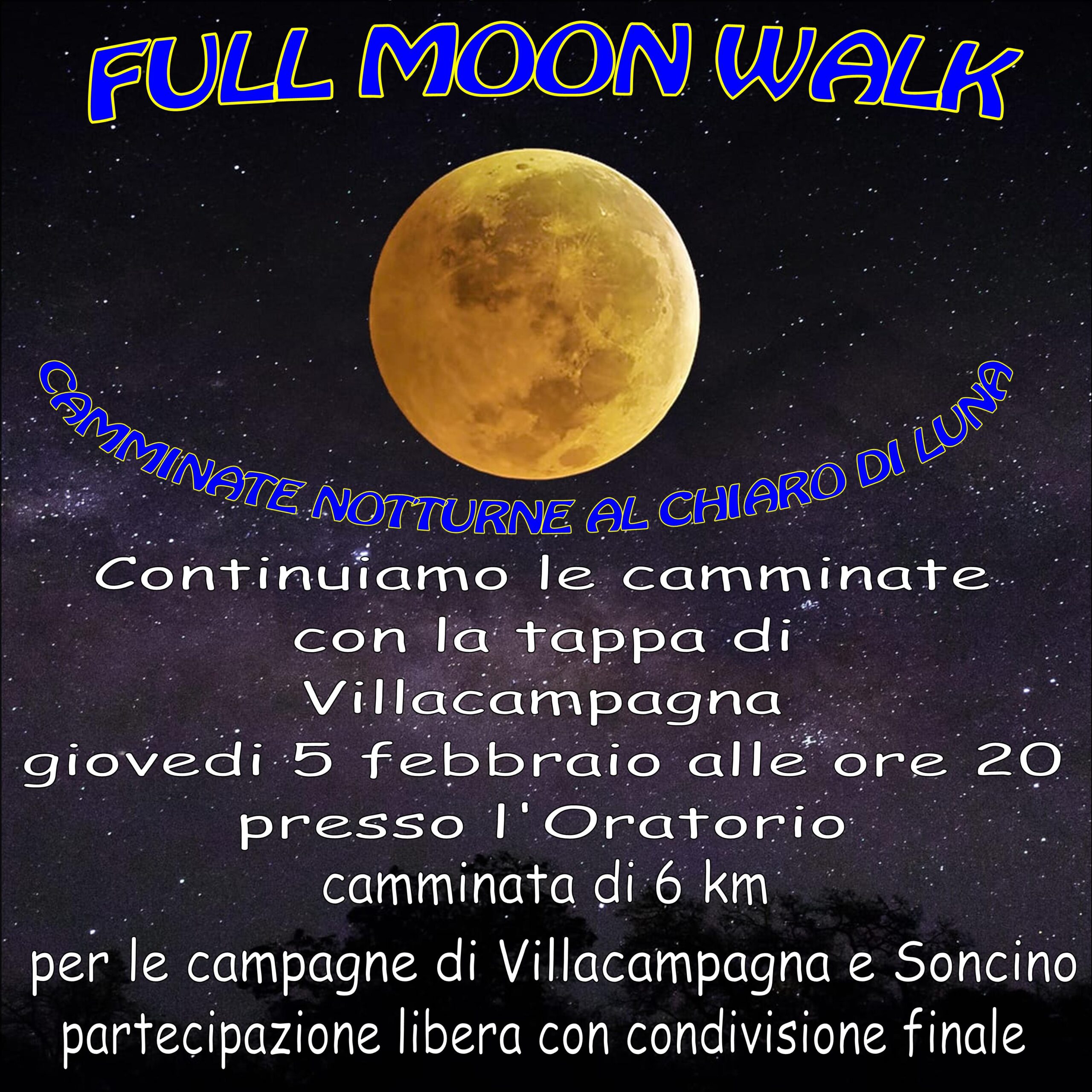 Locandina Full moon walk