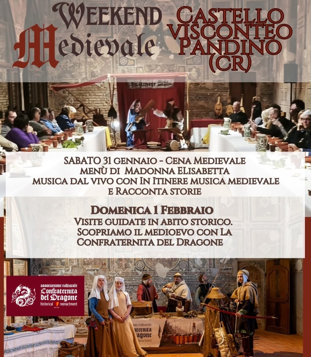 Locandina Weekend mediavale a Pandino