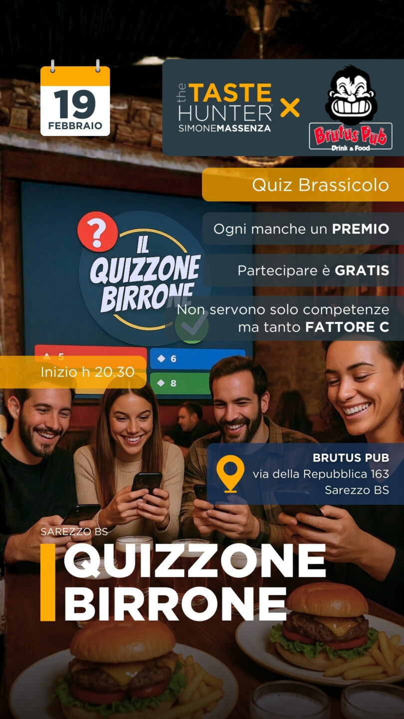 Locandina Quizzone birrone