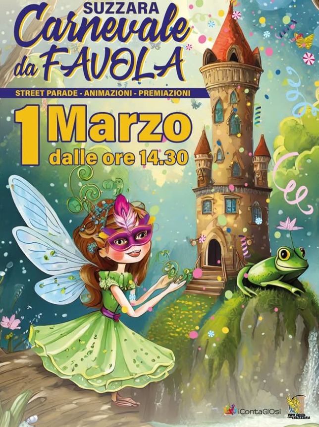 Locandina Carnevale da Favola a Suzzara