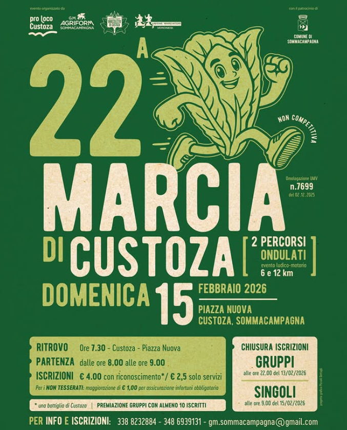 Locandina 22a Marcia del Custoza
