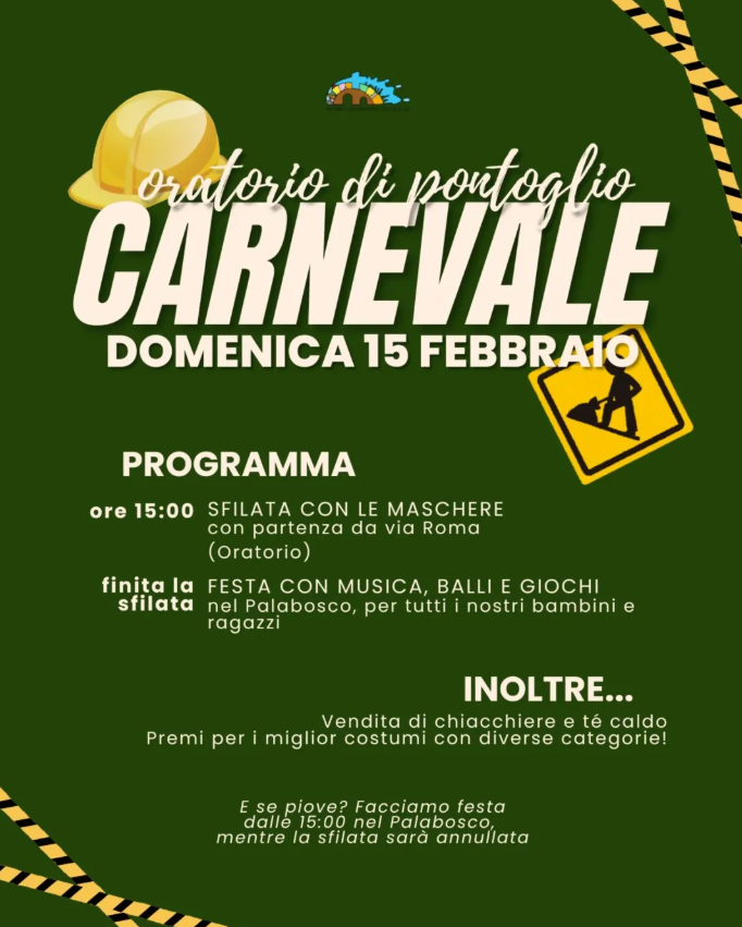 Locandina Carnevale a Pontoglio