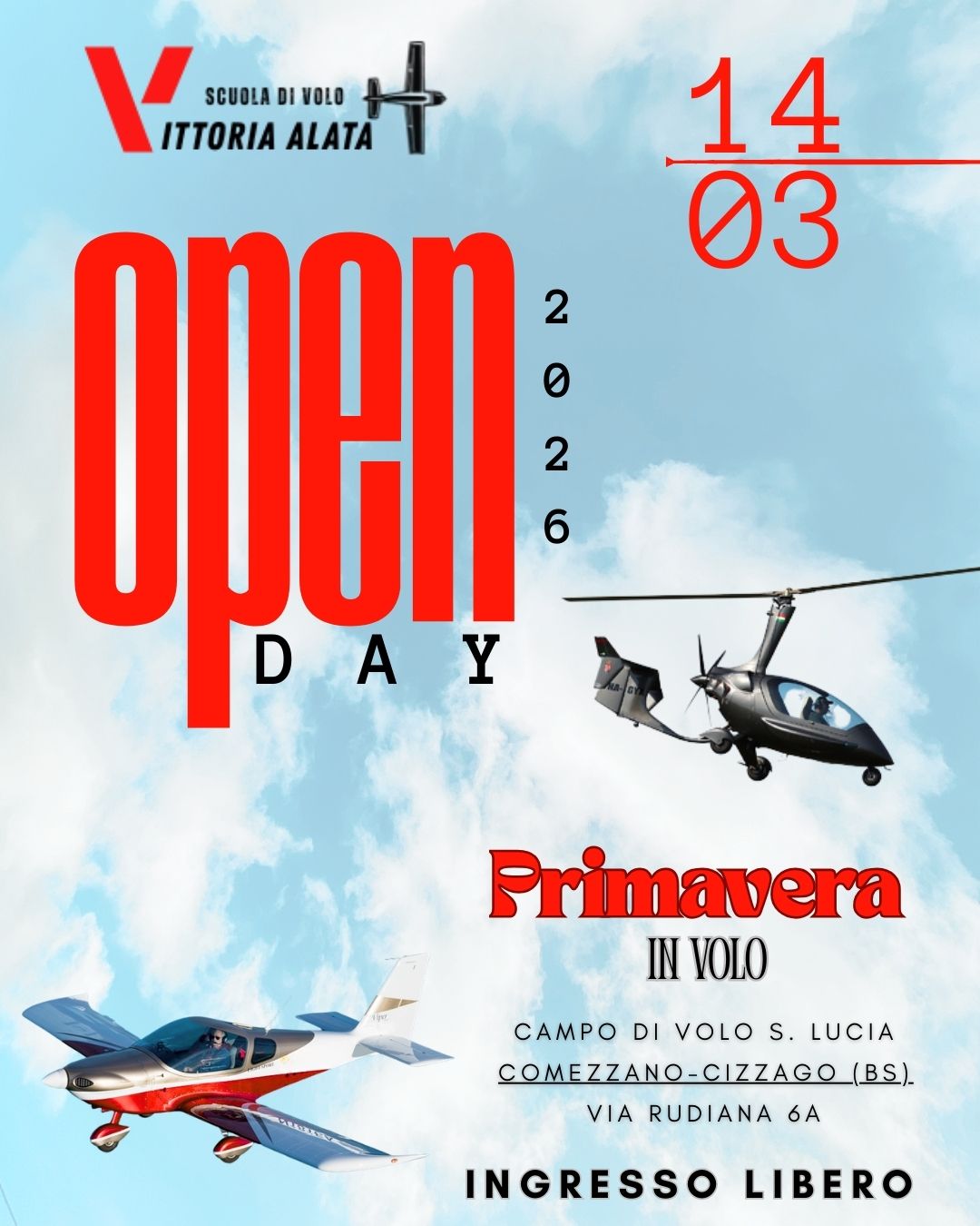 Locandina Primavera in volo