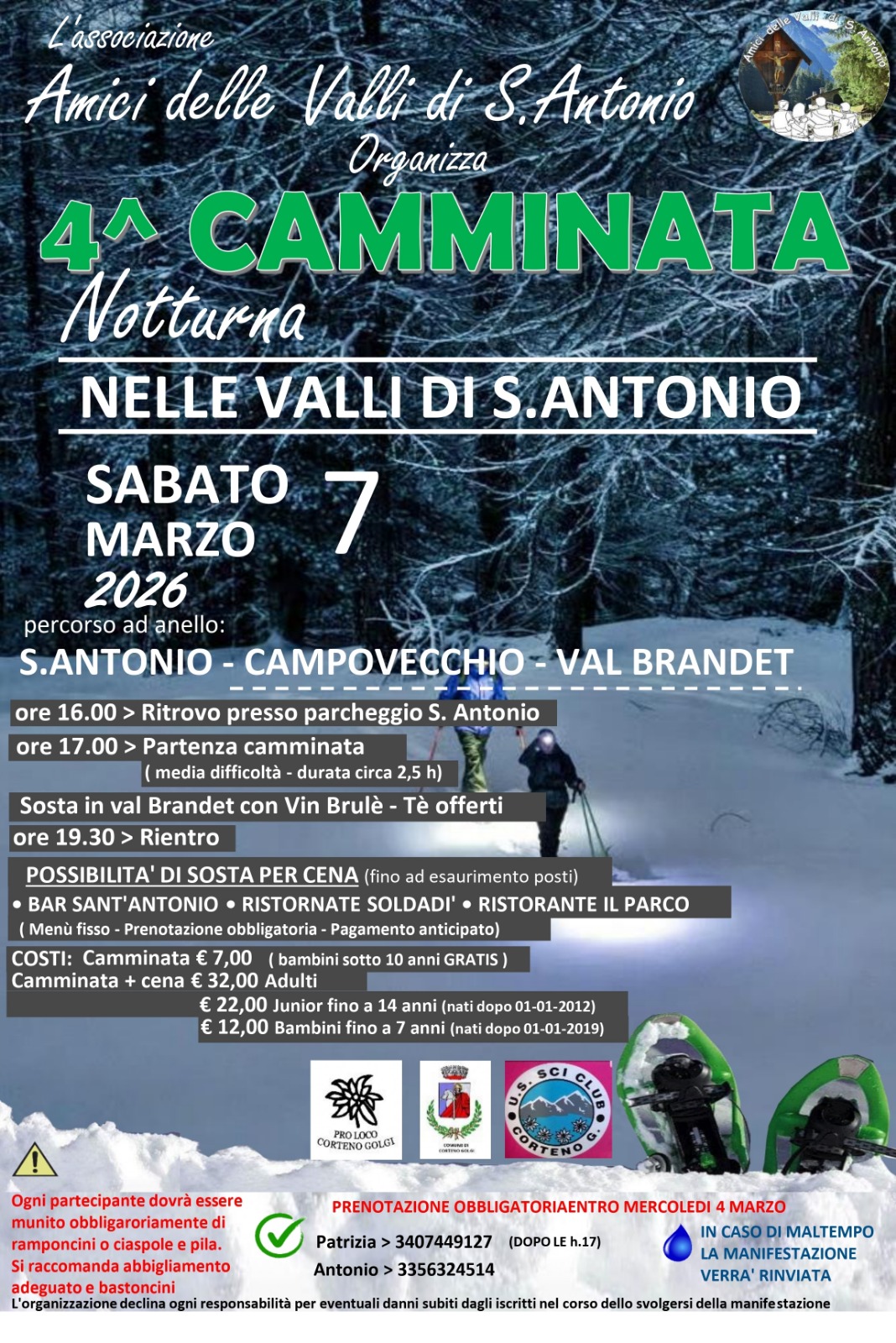 Locandina Camminata notturna
