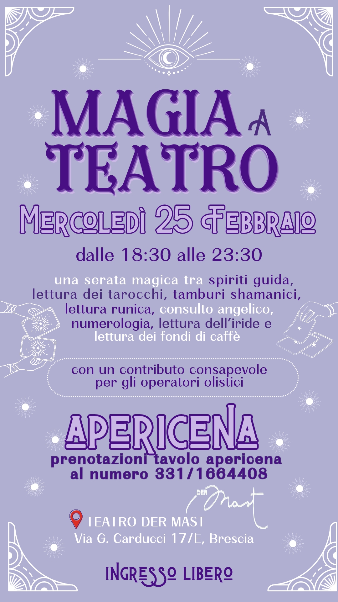 Locandina Magia a teatro