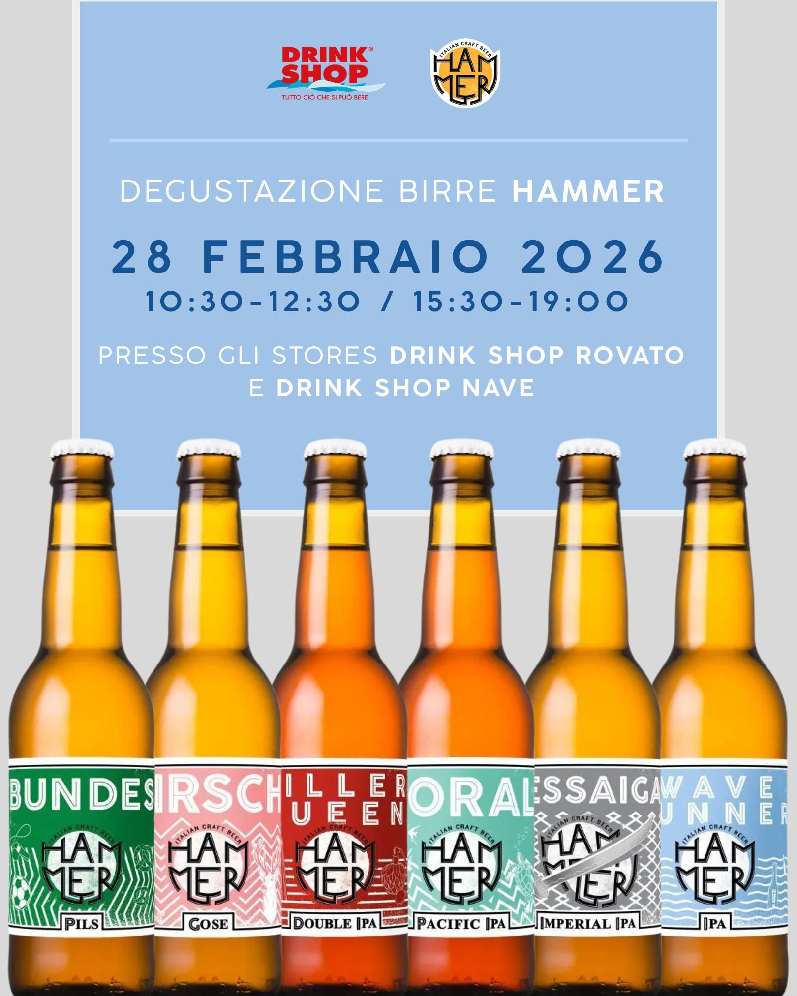 Locandina Degustazione gratuita birre