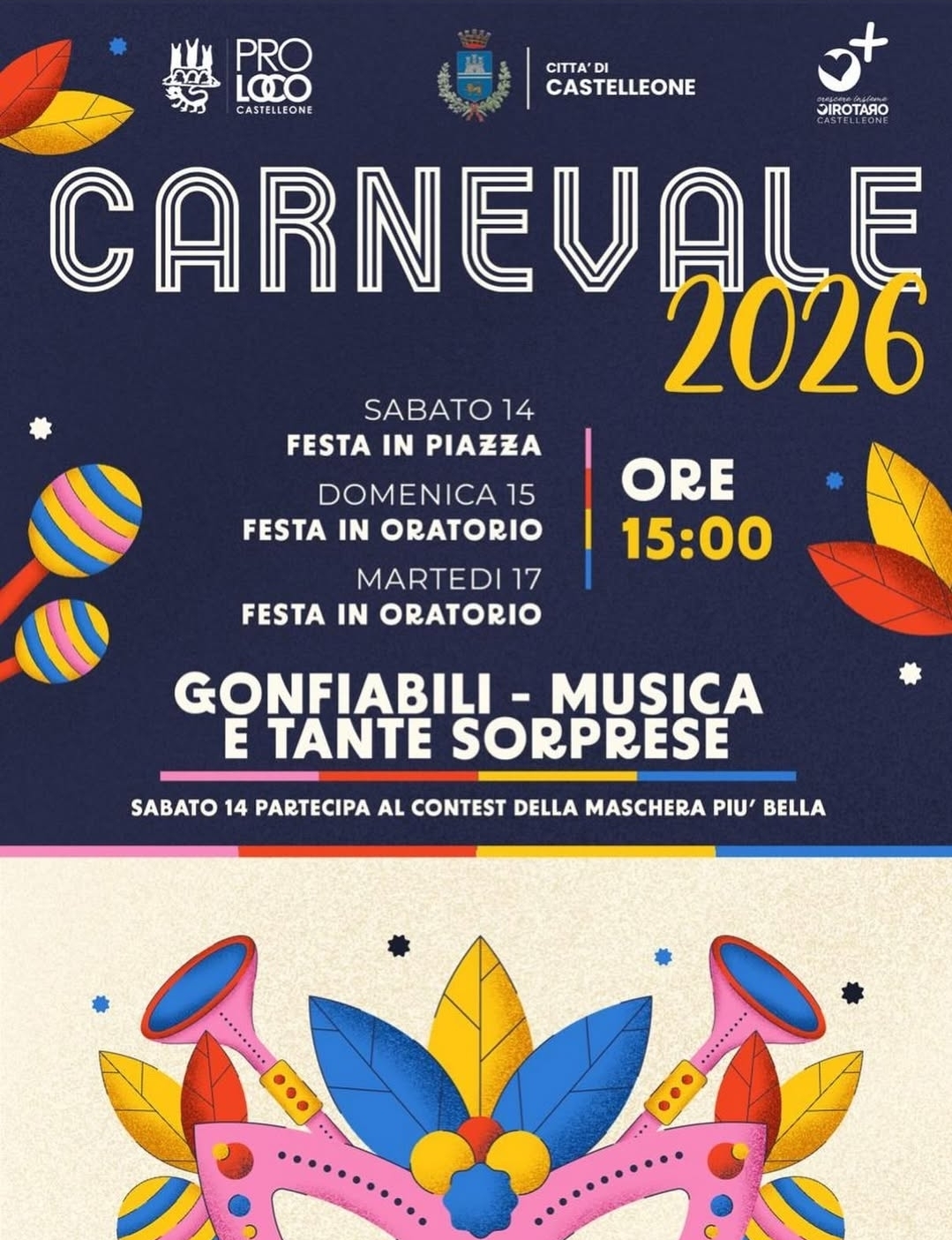 Locandina Carnevale a Castelleone