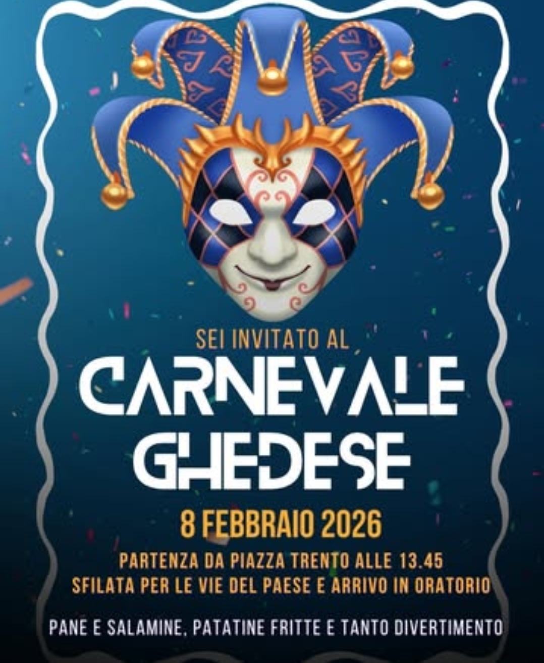 Locandina Carnevale a Ghedi