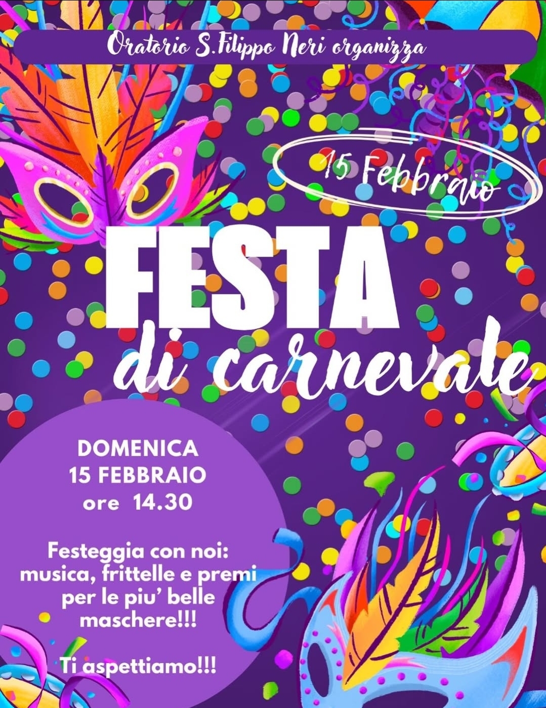 Locandina Carnevale a Milzano
