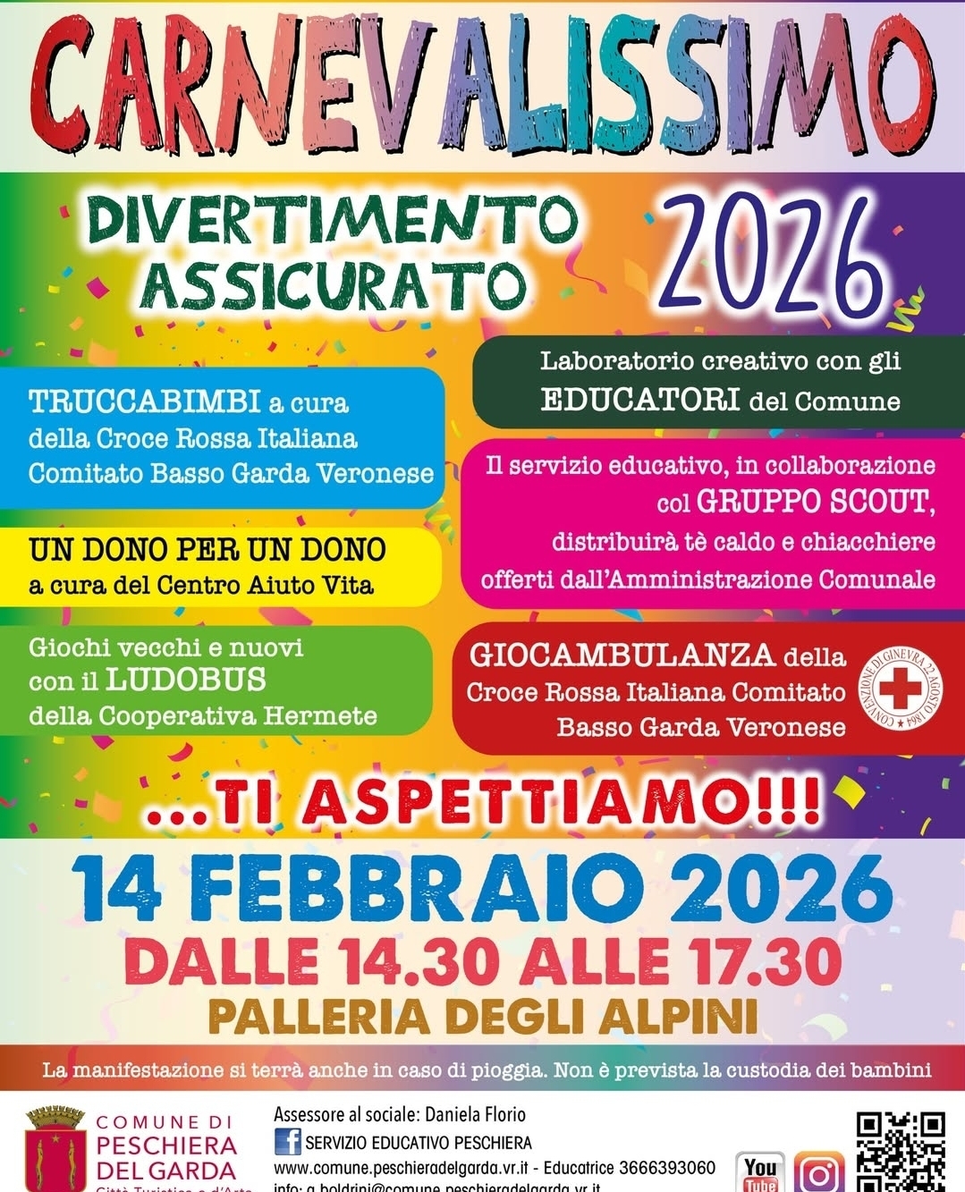 Locandina Carnevalissimo a Peschiera del Garda
