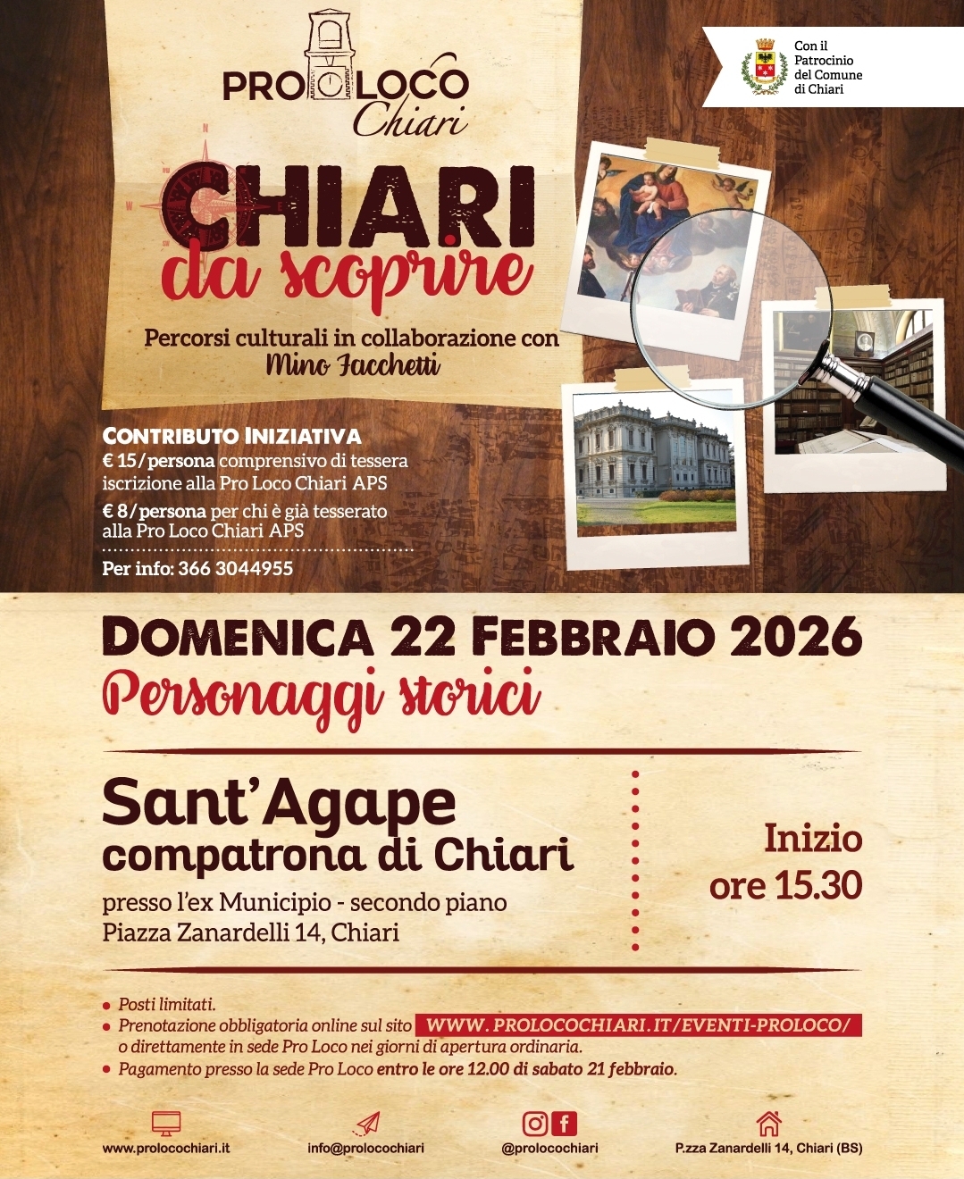 Locandina Chiari da scoprire