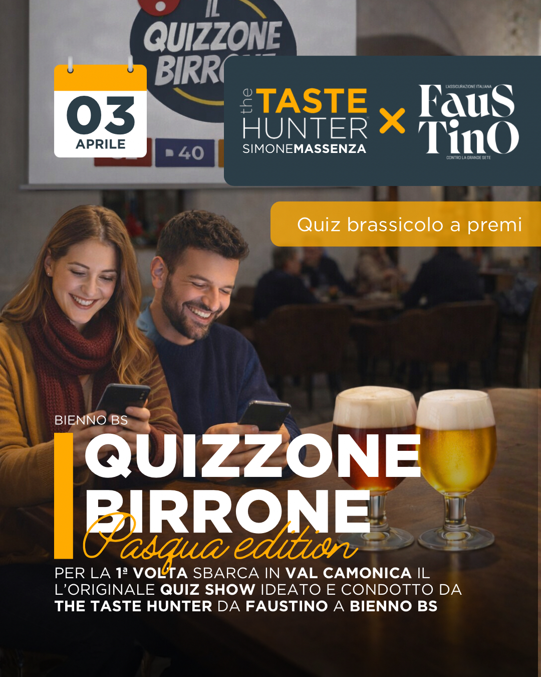 Locandina Quizzone birrone - Pasqua edition