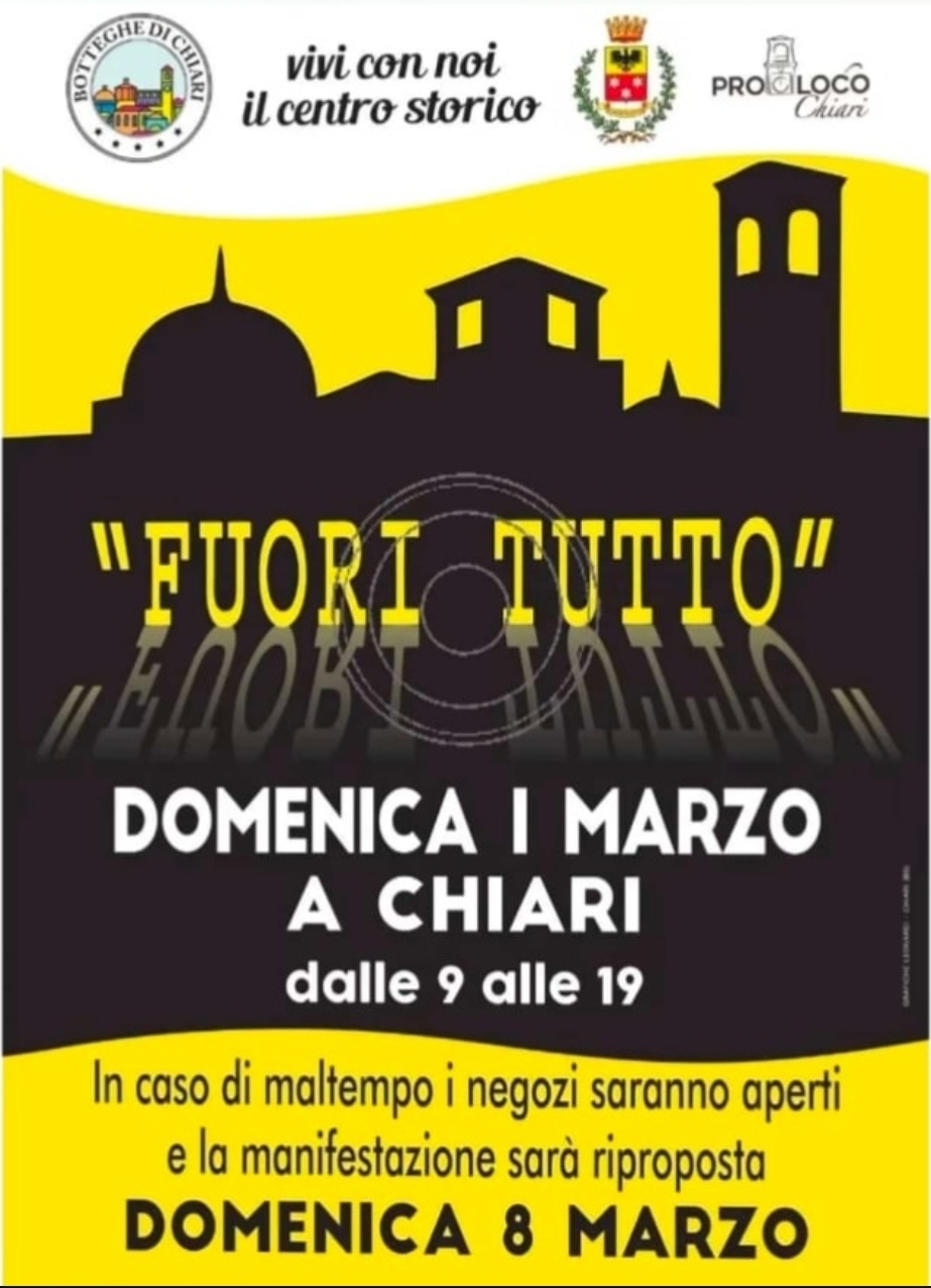 Locandina Fuori tutto a Chiari