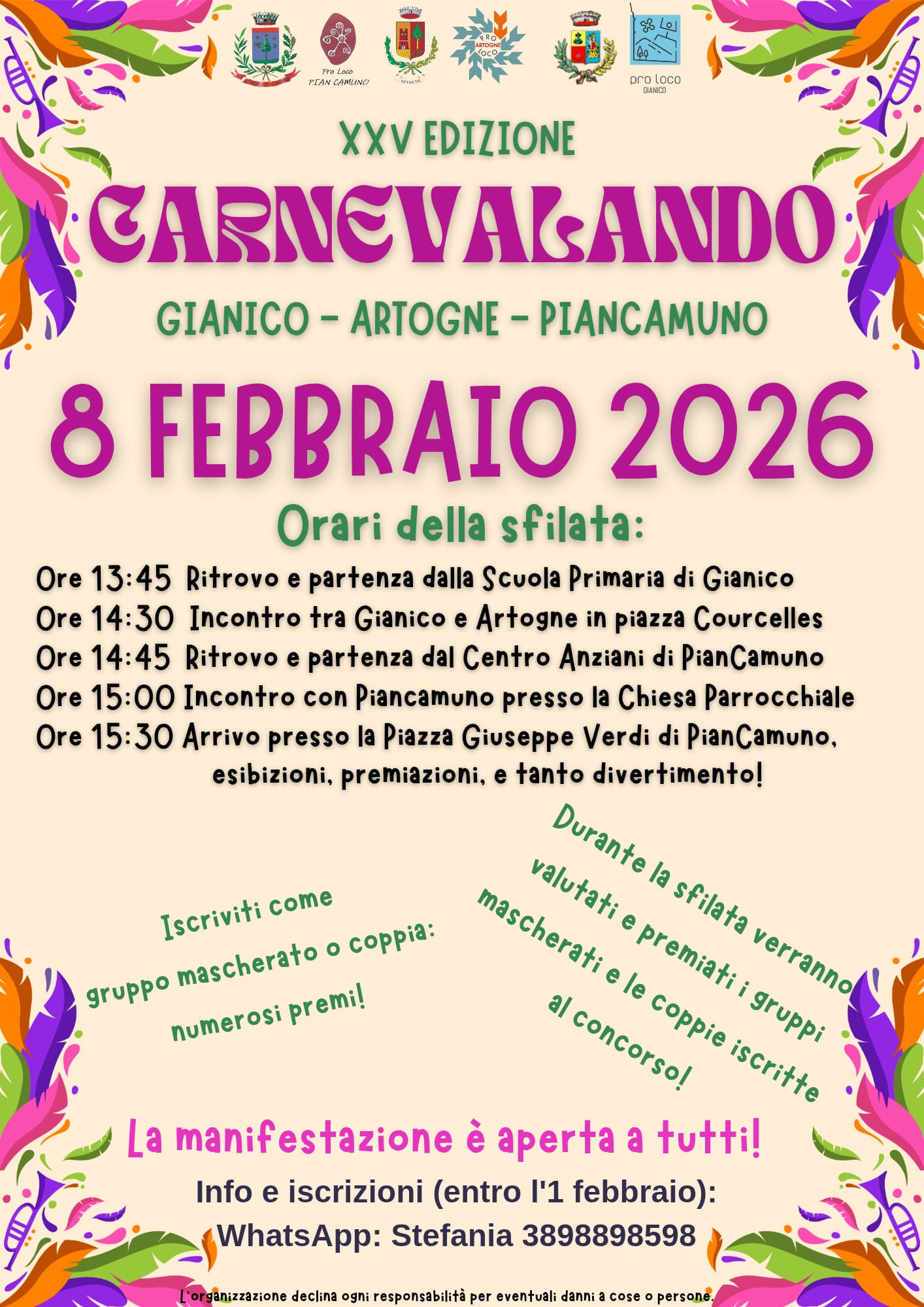 Locandina Carnevalando 2026