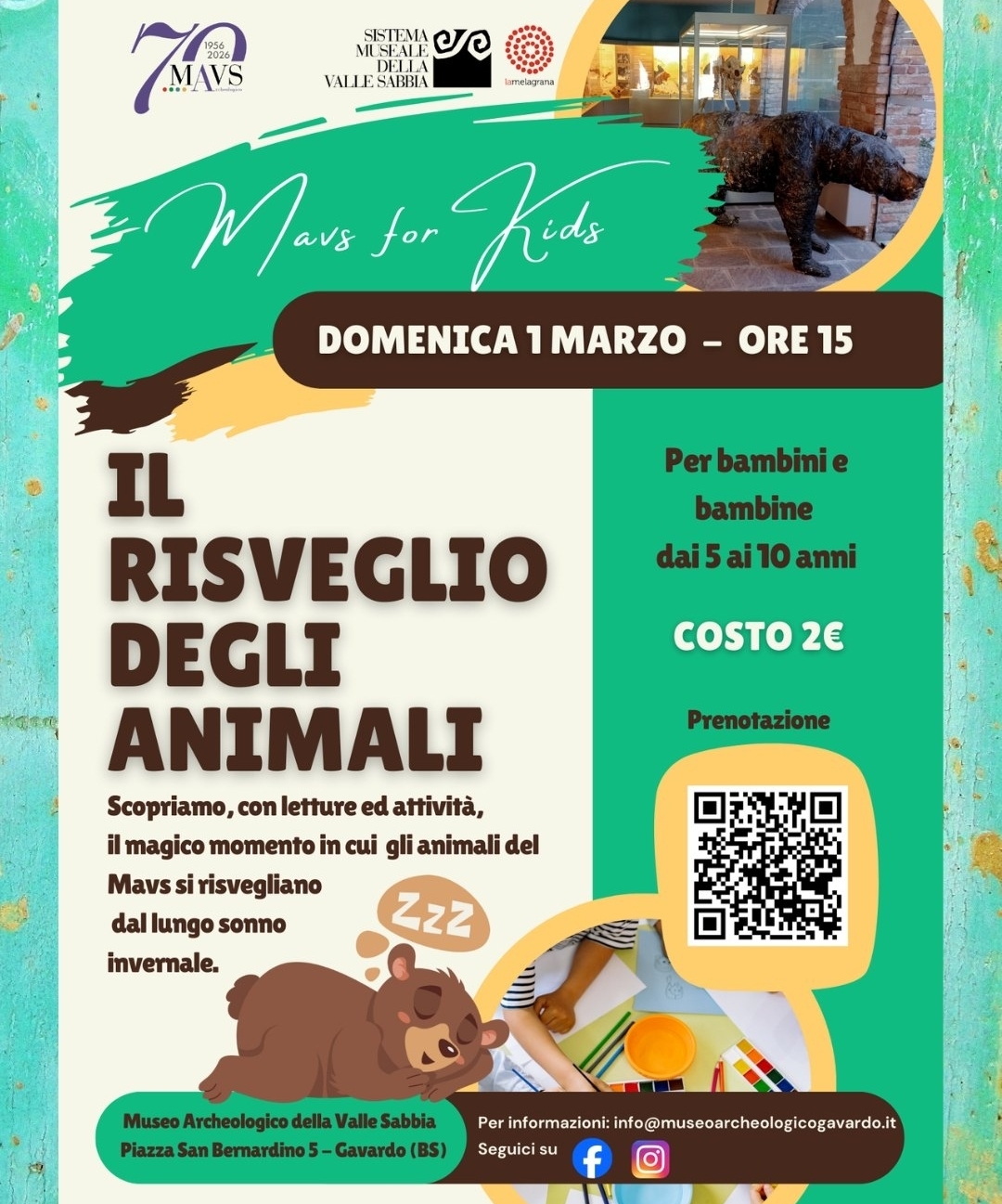 Locandina Il risveglio degli animali a Gavardo