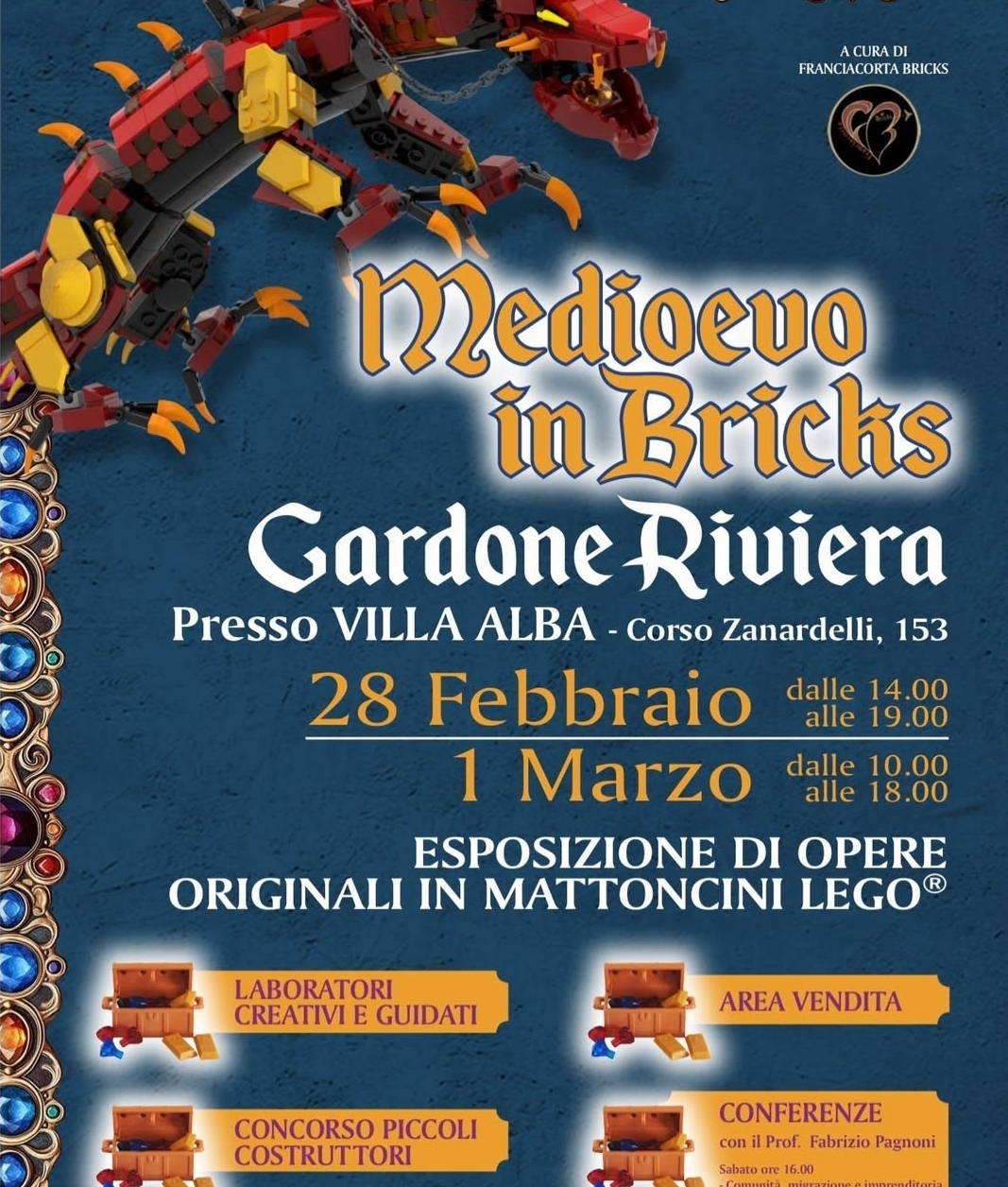 Locandina Medioevo in Bricks - Gardone Riviera