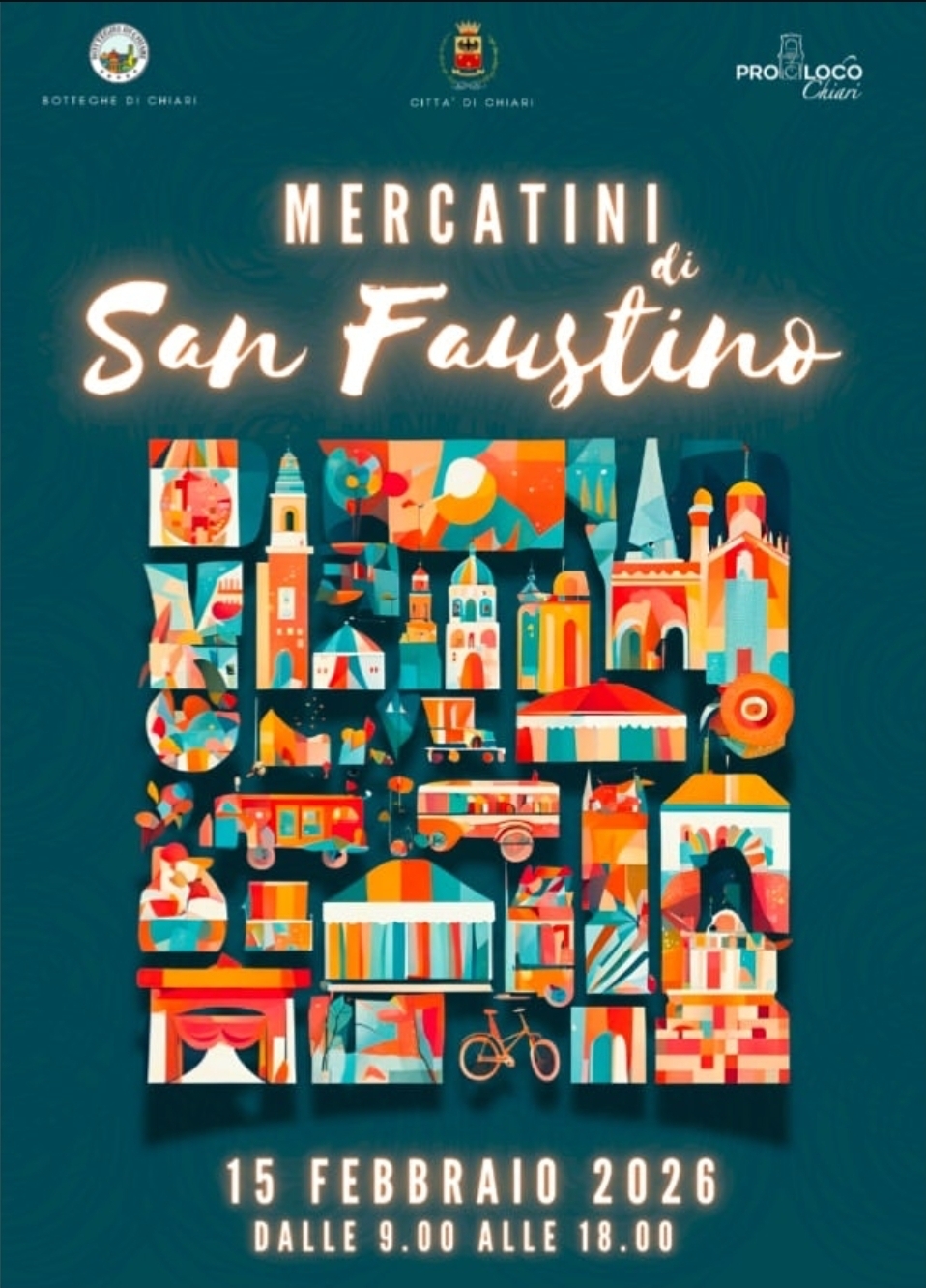 Locandina Mercatini di San Faustino a Chiari