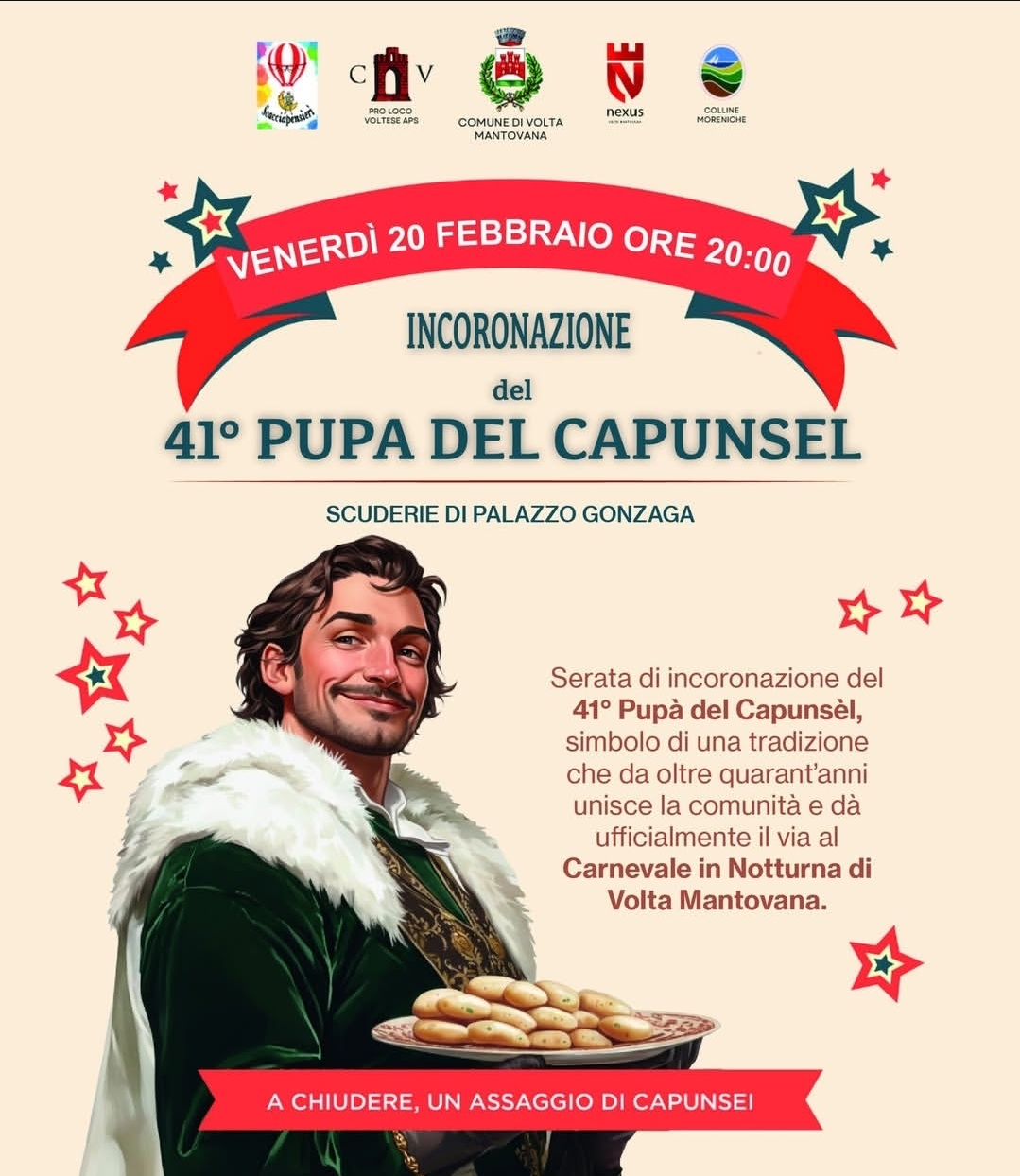 Locandina Pupa del Capunsel a Volta Mantovana