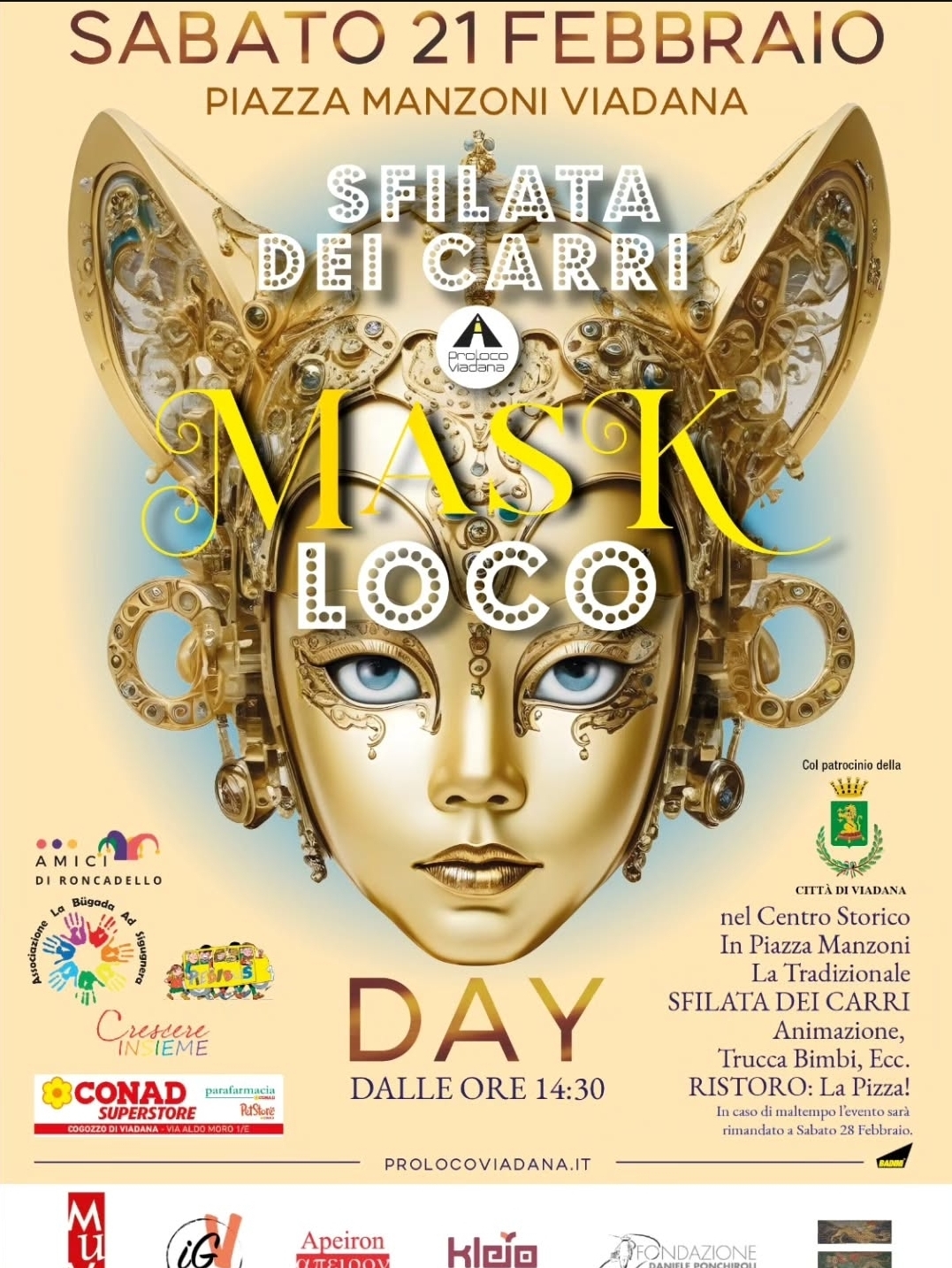 Locandina Mask Loco Day a Viadana