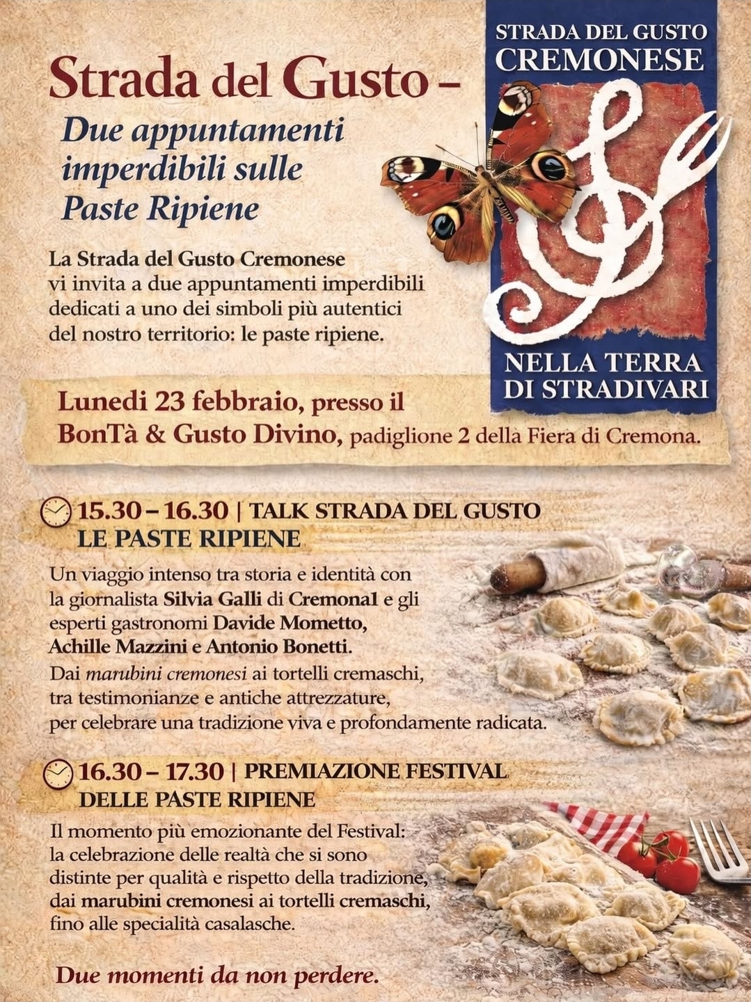 Locandina Strada del gusto cremonese