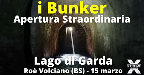 Locandina Visite ai bunker di Roè Volciano
