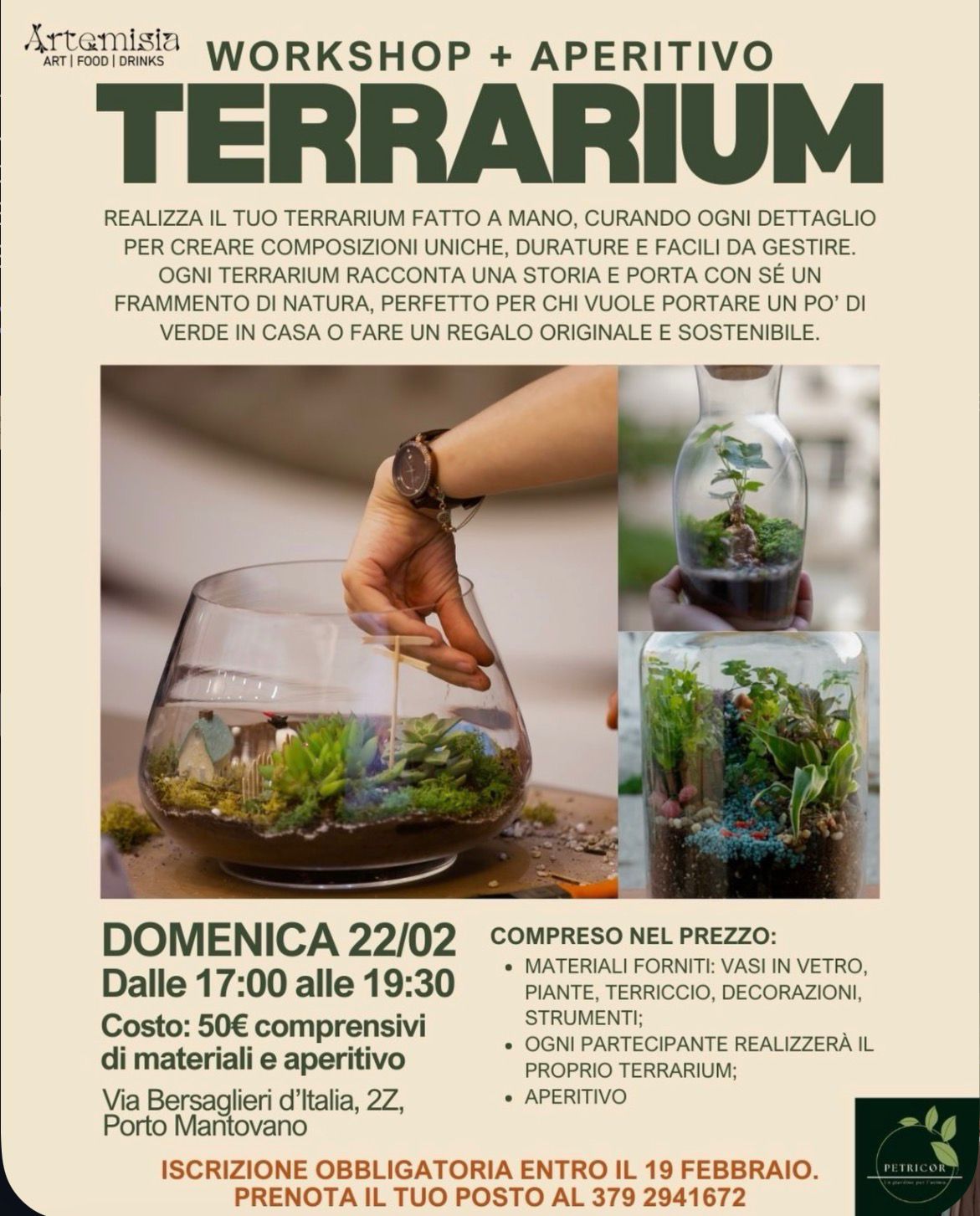 Locandina Workshop terrarium